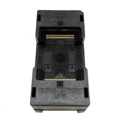 TSOP48 Long Open Top Burn in Socket Pin Pitch 0.5mm IC Test Socket Adapter The Transposon Adapter Conversion Block