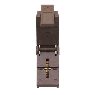 Dfn6 Flip Spring Aging Seat Spacing 0.65mm High Temperature Aging Resistant Fixture Socket Burning Chip Size 2 × 2mm