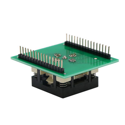 QFN32 Data Recovery Burning Adapter High-Temperature Aging Resistant Seat 0.35/0.4/0.5Mm Spacing Ic Socekt