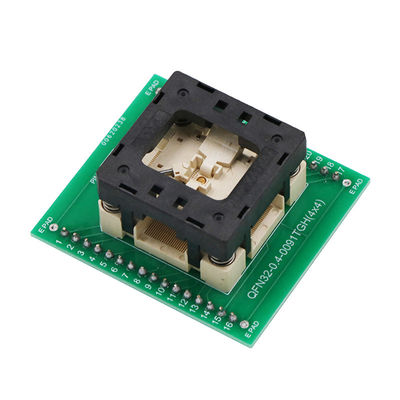 QFN32 Data Recovery Burning Adapter High-Temperature Aging Resistant Seat 0.35/0.4/0.5Mm Spacing Ic Socekt
