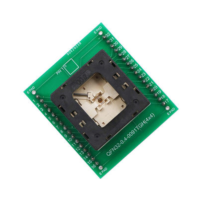 QFN32 Data Recovery Burning Adapter High-Temperature Aging Resistant Seat 0.35/0.4/0.5Mm Spacing Ic Socekt