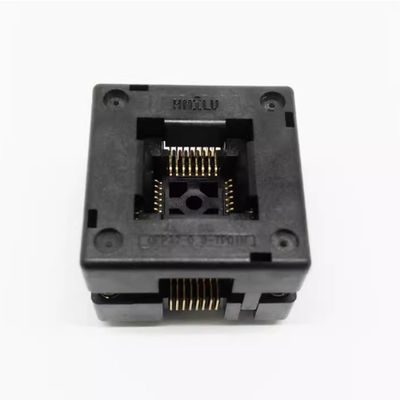 Test seat QFP100-0.5 aging seat with underground pressure spring piece LQFP programming seat high-temperature resistant 