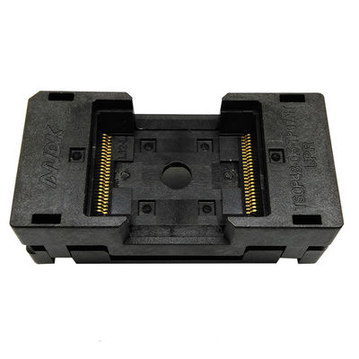 TSOP48 Long Open Top Burn in Socket Pin Pitch 0.5mm IC Test Socket Adapter The Transposon Adapter Conversion Block