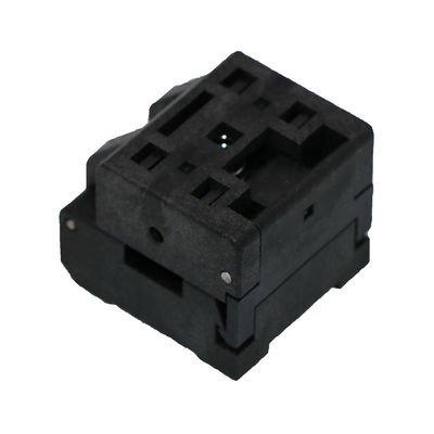 QFN52 Burn in Socket  MLF52 IC Test Socket Pitch 0.4mm Alloy Clamshell Chip Size 6*6 Flash Adapter Programming Socket