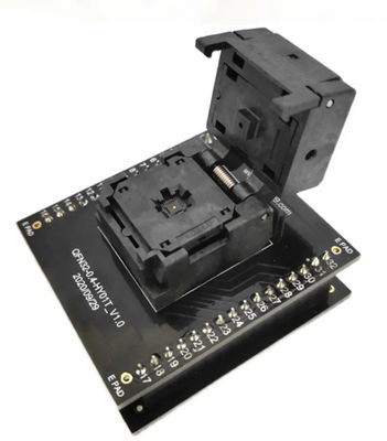 QFN32 MLF32 programm IC Test Socket IC549-0324-006-G Pitch 0.4mm Clamshell Chip Size 4*4 Flash Adapter Programming Socke