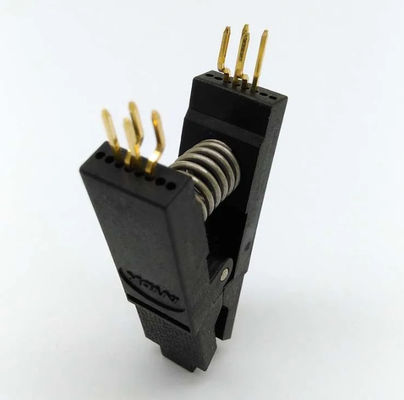 BIOS SOP8 SOIC8 Bent Original Test Clip Pin Pitch 1.27mm Universal Body EPROM Programming Clip Suitable for Dupont Line