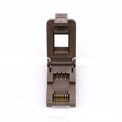TO-263-7L IC Test seat high temperature burn in socket pitch 1.27MM Clamshell adapter