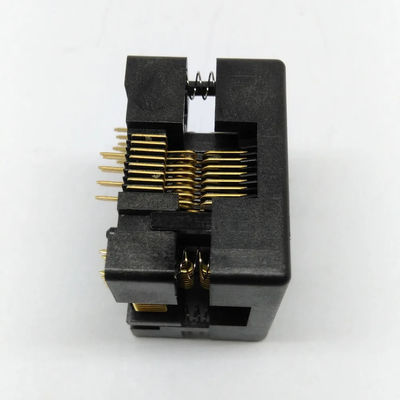 QFP32 TQFP32 LQFP32 Burn in Socket IC51-0324-1498 Pin Pitch 0.8mm IC Body Size 7x7mm Test Socket Adapter