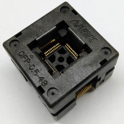 QFP48 TQFP48 LQFP48 Open top Pitch 0.5mm Programmer Socket FPQ-48-0.5-06 Test Flash Adapter Conversion Block