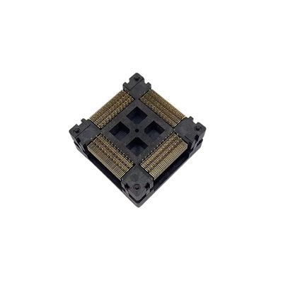 QFP144/LQFP144 spacing 0.5mm IC burning adapter test socket test bench can be used for chip burning programming