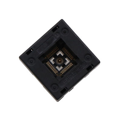 Qfp48 Ic Socket With Grounding Structure Aging Test Socket Programmer Adapter Socket 0.5mm Spacing Chip Body Size 7 × 7m