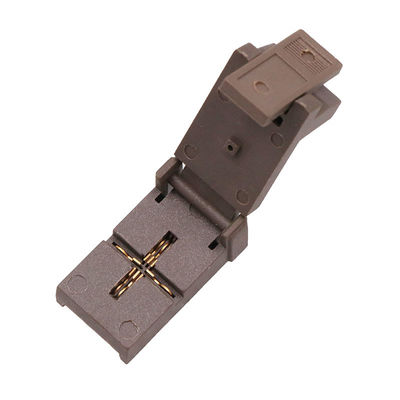 Dfn6 Flip Spring Aging Seat Spacing 0.65mm High Temperature Aging Resistant Fixture Socket Burning Chip Size 2 × 2mm