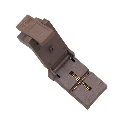 Dfn6 Flip Spring Aging Seat Spacing 0.65mm High Temperature Aging Resistant Fixture Socket Burning Chip Size 2 × 2mm