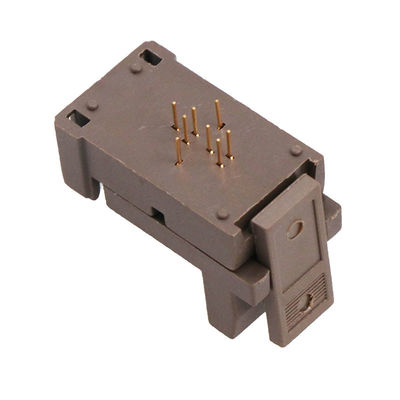 Dfn6 Flip Spring Aging Seat Spacing 0.65mm High Temperature Aging Resistant Fixture Socket Burning Chip Size 2 × 2mm
