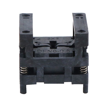 Qfn/dfn8 Ic Socket Burner Adapter Aging Seat 0.5mm Spacing Chip Size 2 × 3mm