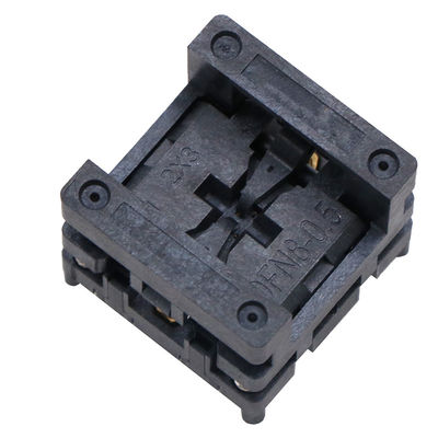 Qfn/dfn8 Ic Socket Burner Adapter Aging Seat 0.5mm Spacing Chip Size 2 × 3mm