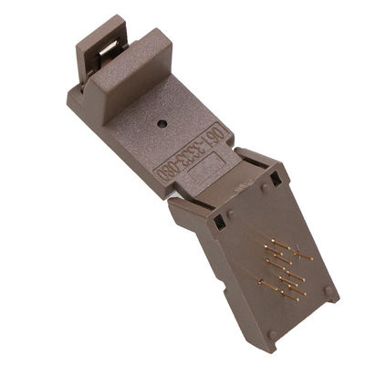 Dfn8 Qfn8 Run-in Socket With Ground Spacing Of 0.5mm Chip Size 3 × 3mm Programmer Adapter Socket