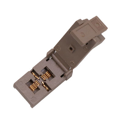 Dfn8 Qfn8 Run-in Socket With Ground Spacing Of 0.5mm Chip Size 3 × 3mm Programmer Adapter Socket