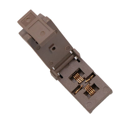 Dfn8 Qfn8 Run-in Socket With Ground Spacing Of 0.5mm Chip Size 3 × 3mm Programmer Adapter Socket