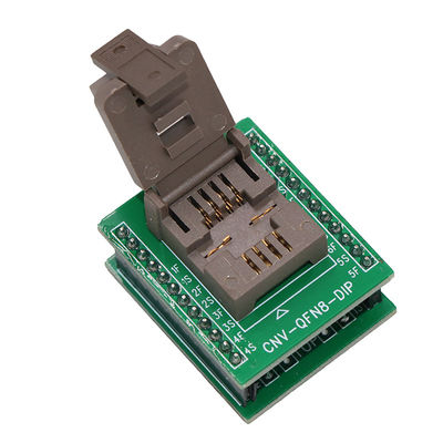 Qfn8 Dfn8 Burner Programmer Adapter Dfn Package Ic Socket Pin Spacing 2.0mm Chip Size 8 * 8mm