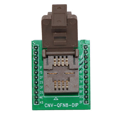 Qfn8 Dfn8 Burner Programmer Adapter Dfn Package Ic Socket Pin Spacing 2.0mm Chip Size 8 * 8mm