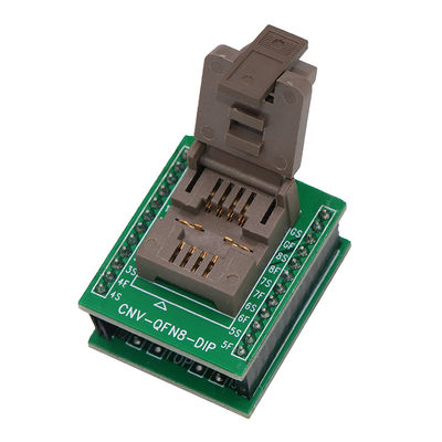 Qfn8 Dfn8 Burner Programmer Adapter Dfn Package Ic Socket Pin Spacing 2.0mm Chip Size 8 * 8mm