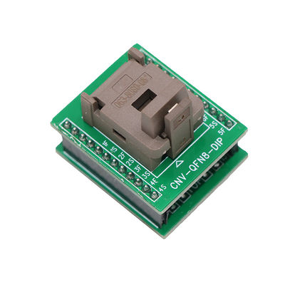 Qfn8 Dfn8 Burner Programmer Adapter Dfn Package Ic Socket Pin Spacing 2.0mm Chip Size 8 * 8mm