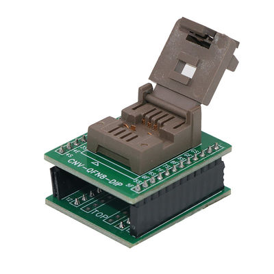 Qfn8 Dfn8 Burner Programmer Adapter Dfn Package Ic Socket Pin Spacing 2.0mm Chip Size 8 * 8mm