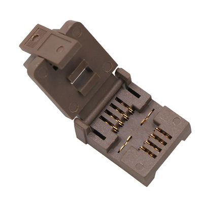 Dfn8 Ic Socket Programmer Adapter Qfn Dfn Package Pin Spacing 2.0mm Chip Size 8 * 8mm