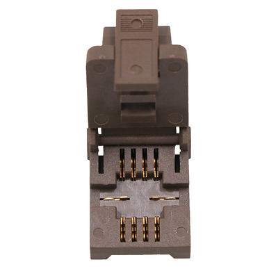 Dfn8 Ic Socket Programmer Adapter Qfn Dfn Package Pin Spacing 2.0mm Chip Size 8 * 8mm