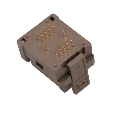 Dfn8 Ic Socket Programmer Adapter Qfn Dfn Package Pin Spacing 2.0mm Chip Size 8 * 8mm