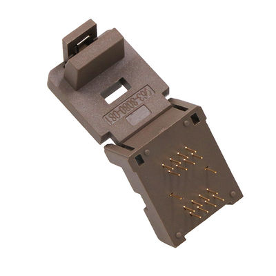 Dfn8 Ic Socket Programmer Adapter Qfn Dfn Package Pin Spacing 2.0mm Chip Size 8 * 8mm