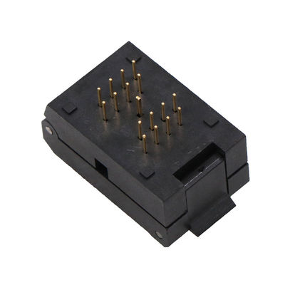 Sop16/esop16 Flip Type Aging Test Stand Gold Plated Burn Stand Pin Spacing 1.27mm Chip Width 3.9mm