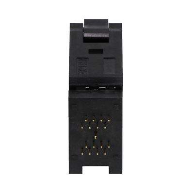 Sop16/esop16 Flip Type Aging Test Stand Gold Plated Burn Stand Pin Spacing 1.27mm Chip Width 3.9mm