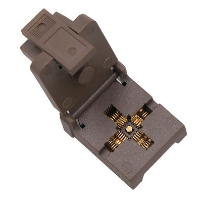 Qfn28 Aging Seat With Grounding And High Temperature Resistance Test Fixture Qfn Aging Socket Spacing 0.5mm Chip Size 4 