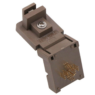 Qfn28 Aging Seat With Grounding And High Temperature Resistance Test Fixture Qfn Aging Socket Spacing 0.5mm Chip Size 4 