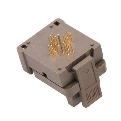 Qfn28 Aging Seat With Grounding And High Temperature Resistance Test Fixture Qfn Aging Socket Spacing 0.5mm Chip Size 4 