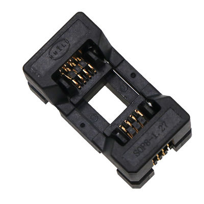 Sop8 Aging Seat Lower Pressure Bullet Structure Pin Spacing 1.27mm Body 7.5mm High Temperature Resistance Test Seat Fixt