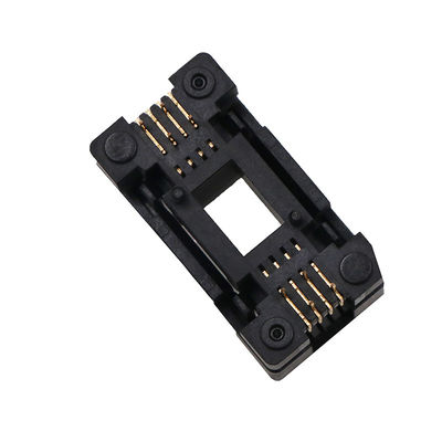 Sop8 Aging Seat Lower Pressure Bullet Structure Pin Spacing 1.27mm Body 7.5mm High Temperature Resistance Test Seat Fixt
