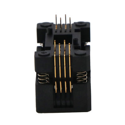 Sop8 Aging Seat Lower Pressure Bullet Structure Pin Spacing 1.27mm Body 7.5mm High Temperature Resistance Test Seat Fixt
