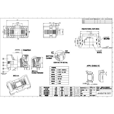 Sop8 Aging Seat Lower Pressure Bullet Structure Pin Spacing 1.27mm Body 7.5mm High Temperature Resistance Test Seat Fixt