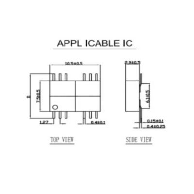 Run-in Socket Sop6 * 2 (28) -1.27 Compression Test Seat Sop Aging Test Fixture Socket Burning Adaptation Socket